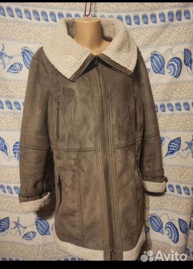 Дубленка женская большой размер