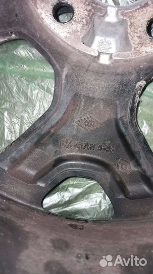 Колеса в сборе оригинальные r17 летние Renault