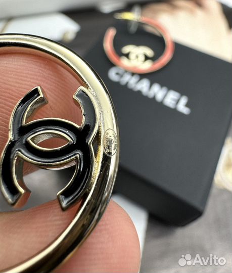 Серьги Chanel