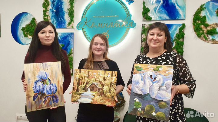 Абонементы в студию живописи/гончарное мастерство