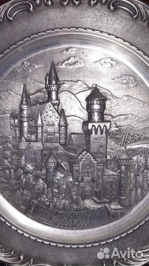 Оловянная тарелка