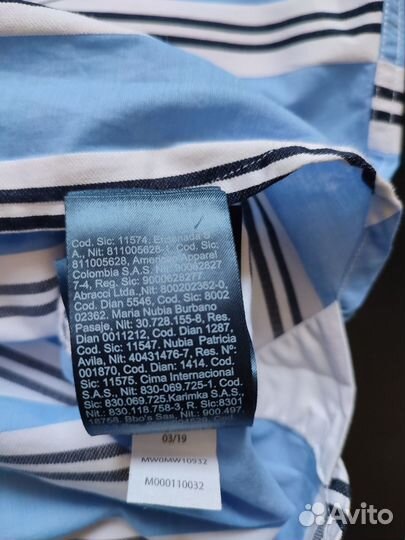 Tommy hilfiger рубашка L