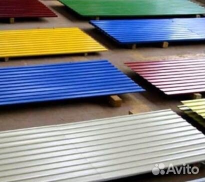 Профнастил С8 окрашеный, м2
