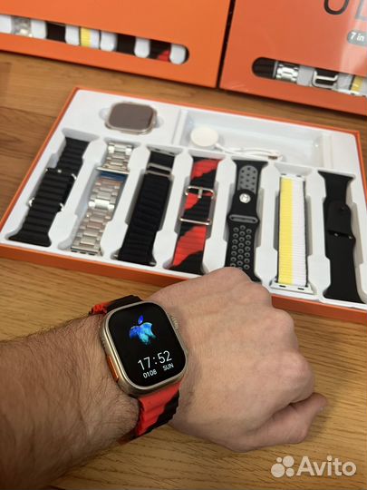 Apple watch ultra и 7 ремешков