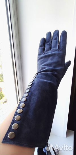 Перчатки женские кожаные новые
