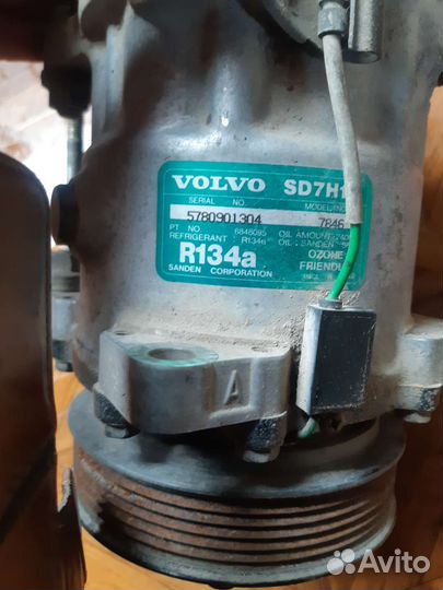 Компрессор кондиционера Volvo 960/ SD7H15