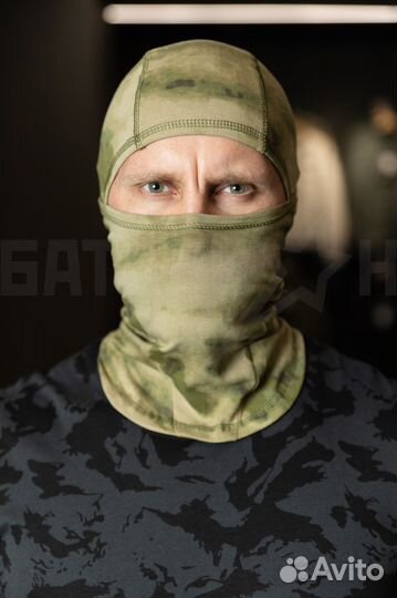 Балаклава (маска) камуфляжная Гюрза, зелёный мох