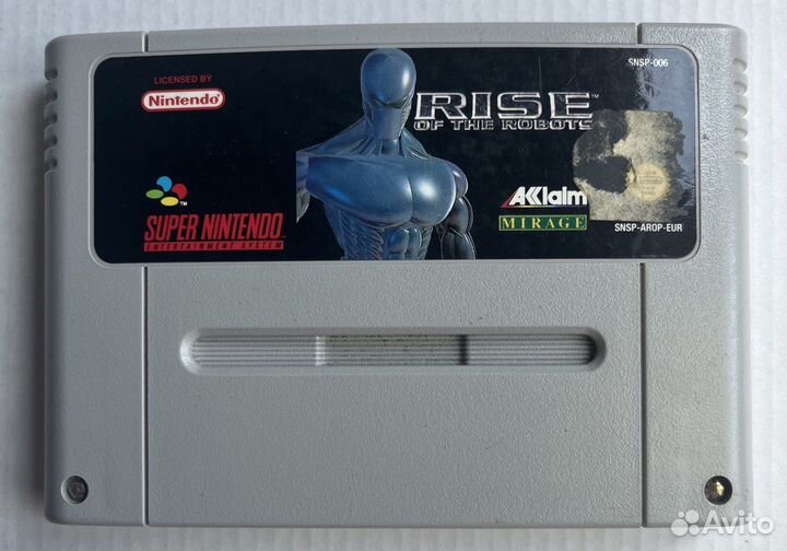 Картридж snes Rise of the robots