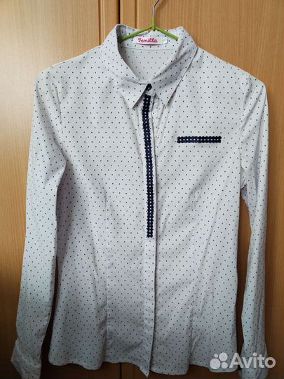 Блузка белая для девочек