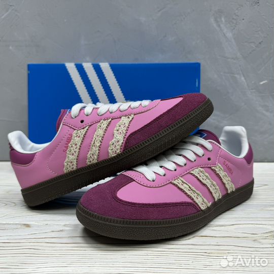 Кроссовки adidas samba OG pink mist