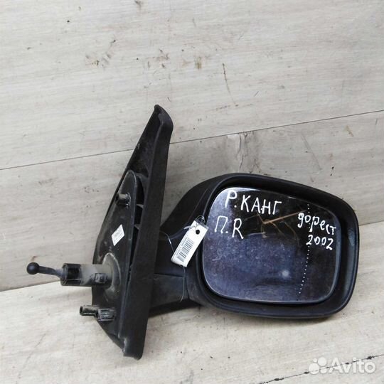Зеркало механическое наружное правое Renault Kango