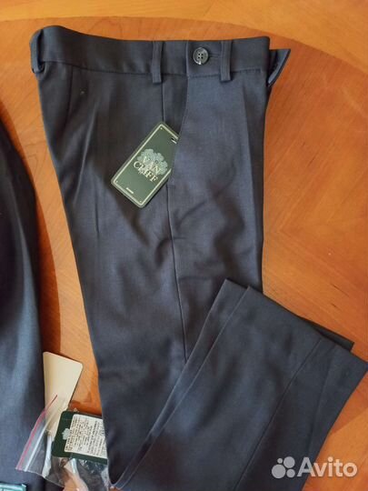 Школьный костюм для мальчика 122 серый