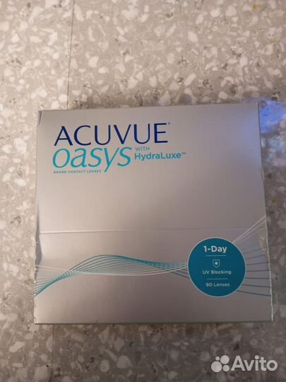 Линзы контактные acuvue oasys однодневные