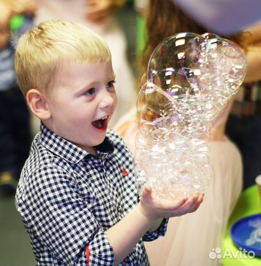 Шоу мыльных пузырей