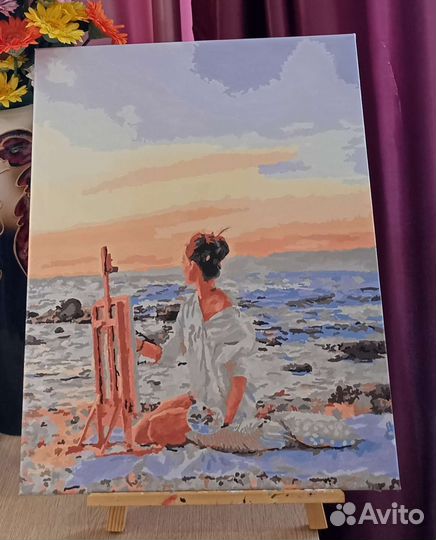 Картина акрилом,холст на подрамнике