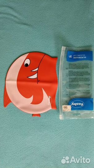 Детская шапочка для плавания (силикон) на 2-3 года