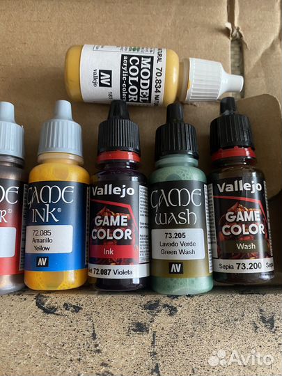 Краски, тени vallejo