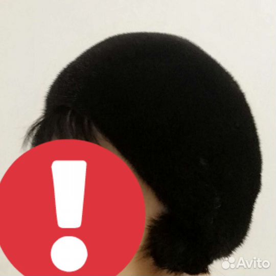 Берет норковый мягкий