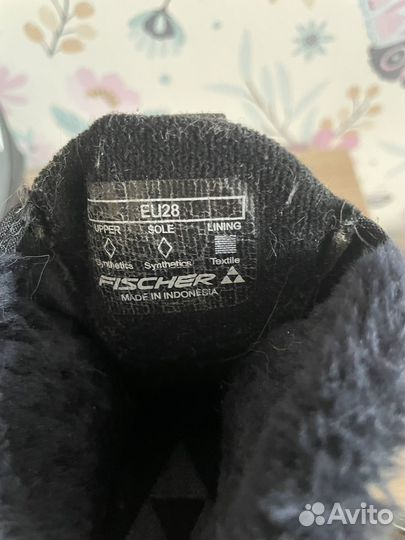 Лыжные ботинки fischer 28