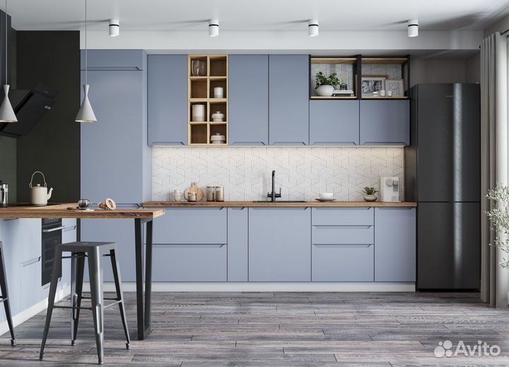 Кухня до потолка