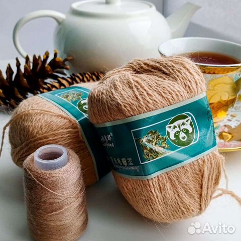 Пряжа пух норки, кашемир пряжа