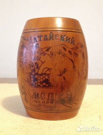 Бочонок деревянный с крышкой