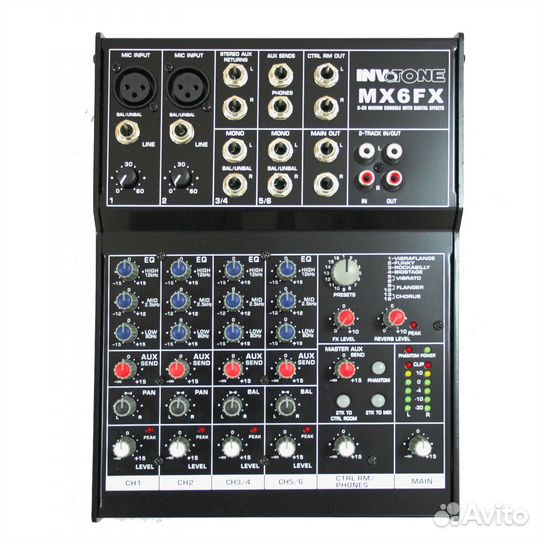 Микшерный пульт Invotone MX6FX