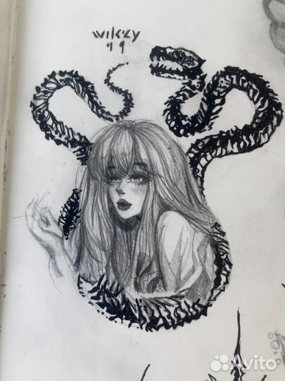 Портрет по фото на заказ, рисунок вашего персонажа