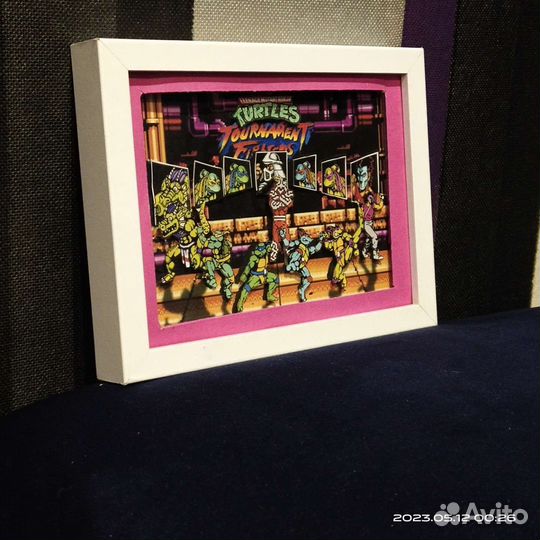 Диорама, Shadowbox, tnmt, Черепашки Ниндзя 3d