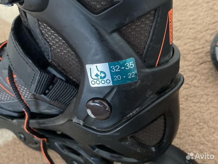 Ролики oxelo размер 32-35