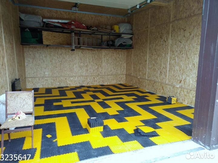 Модульные полы для гаража