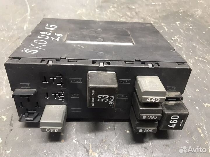 Блок управления бортовой сетью Skoda VW Seat