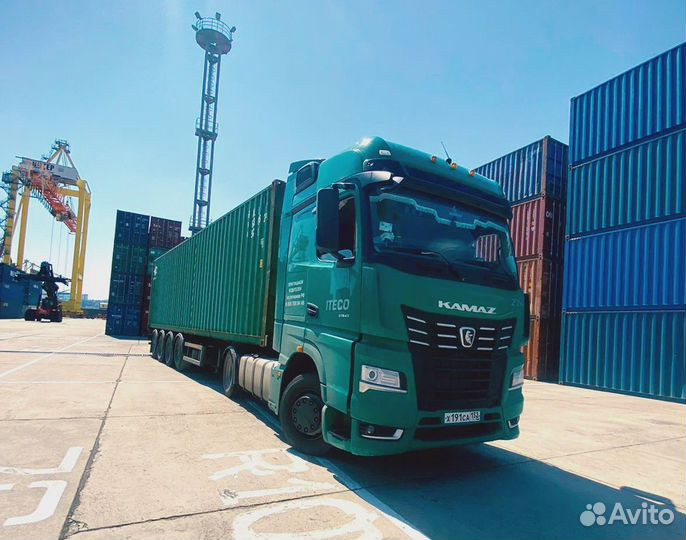 Водитель категории Е (контейнеровоз)