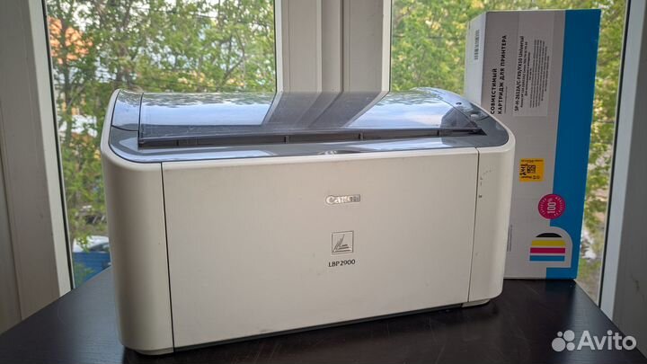 Принтер лазерный Canon lbp2900+ новый картридж
