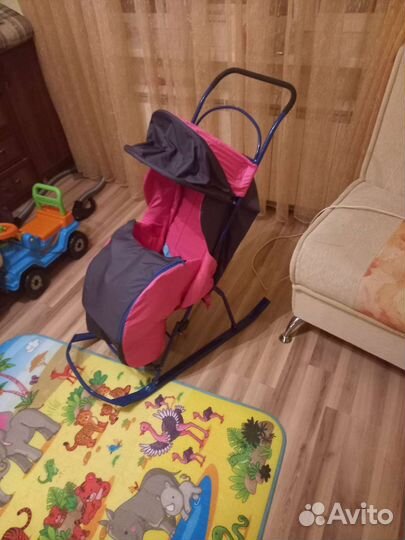 Детские зимние санки