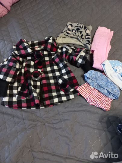 Детские вещи пакетом от 0 до года для девочки