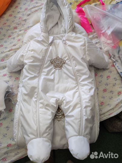 Конверт на выписку для девочки зима