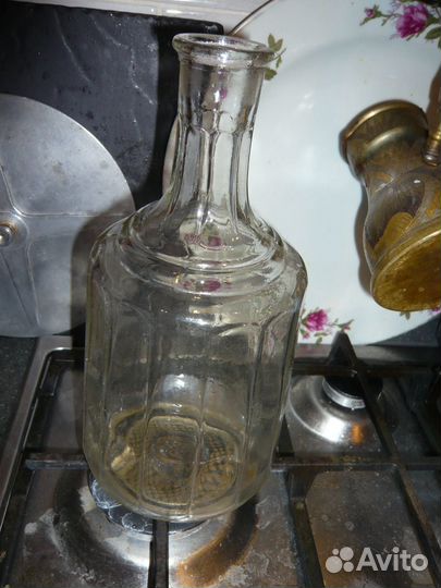 Старый граненный графин 1,5 литра СССР