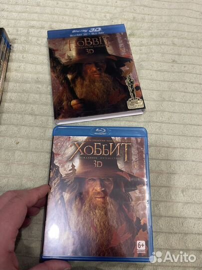 Властелин колец blu ray 4k + хобит