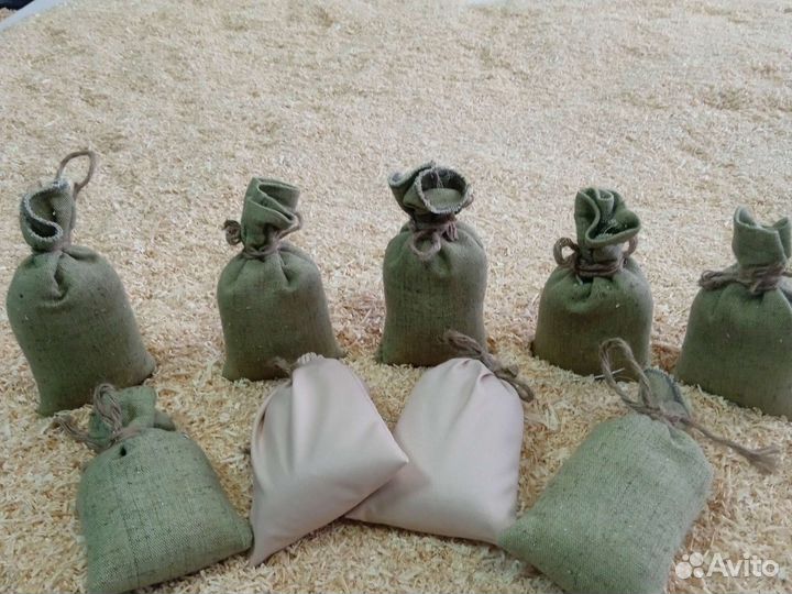 Саше-мешочек с кедровой мукой ароматизатор