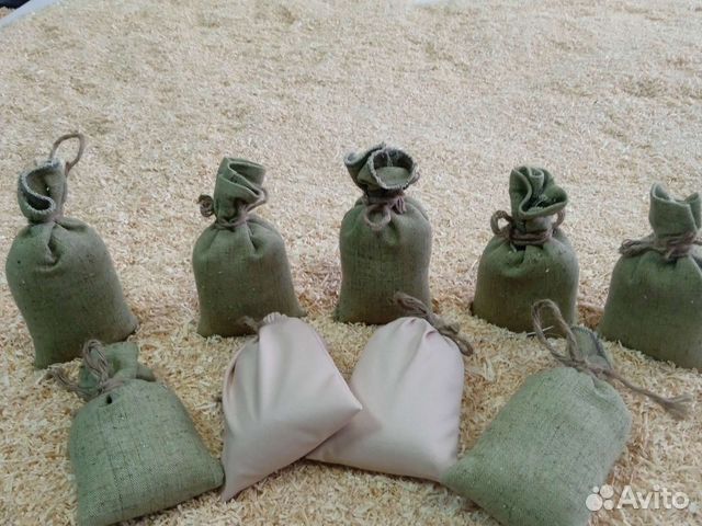 Саше-мешочек с кедровой мукой ароматизатор