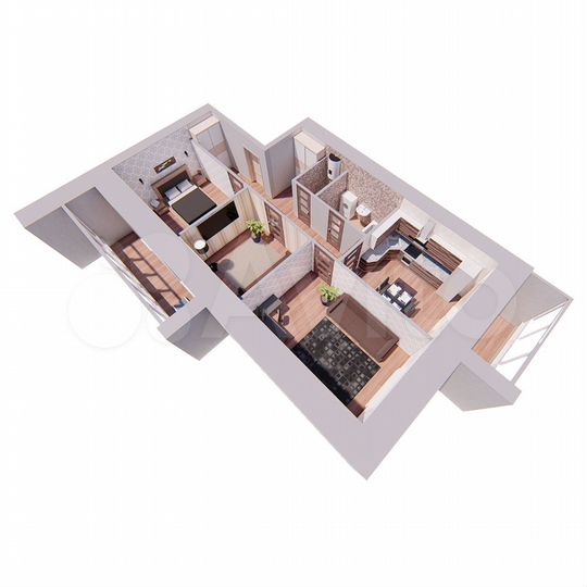 3-к. квартира, 81,9 м², 12/12 эт.