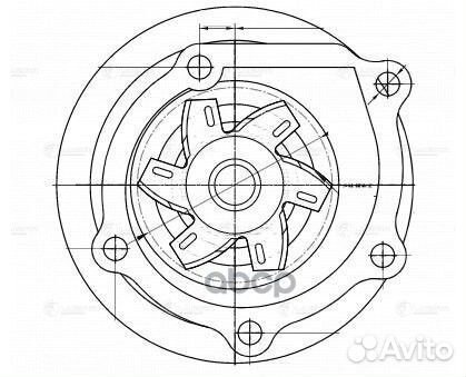 Насос водяной для а/м Toyota Corolla (91) /Carin