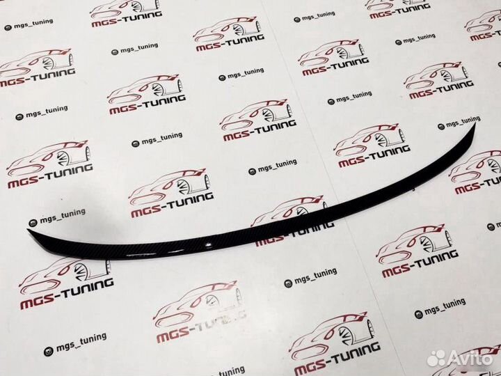 Спойлер BMW 3 series g20 Под карбон M-Perfomance