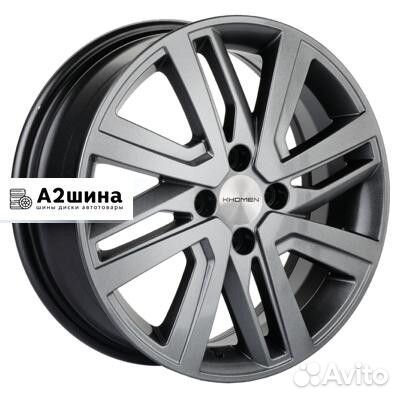 Диски Khomen Wheels KHW1609 (XRay) G-Silver 6*16 4*100 ET41 60,1