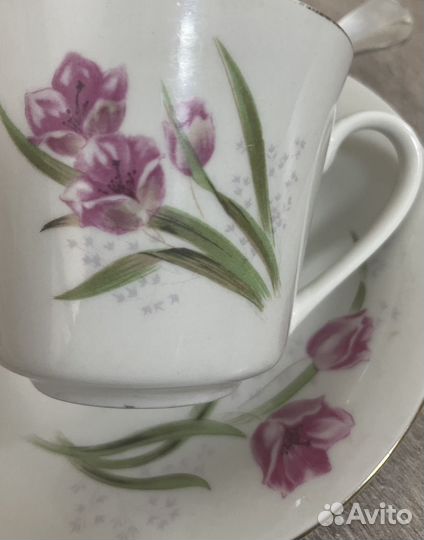 Чашка, блюде, розетка, ложка