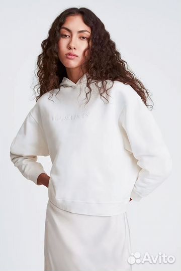 Худи женское Allsaints белое (XS-S)