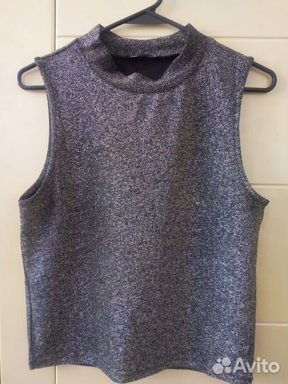 Блузка с люрексом размер L