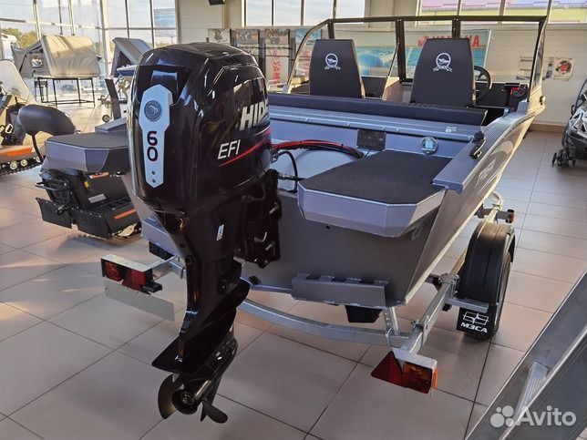 Лодочный мотoр Hidea hdef60FEL-T EFI б\у