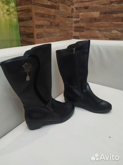 Сапоги зимние женские 39 новые